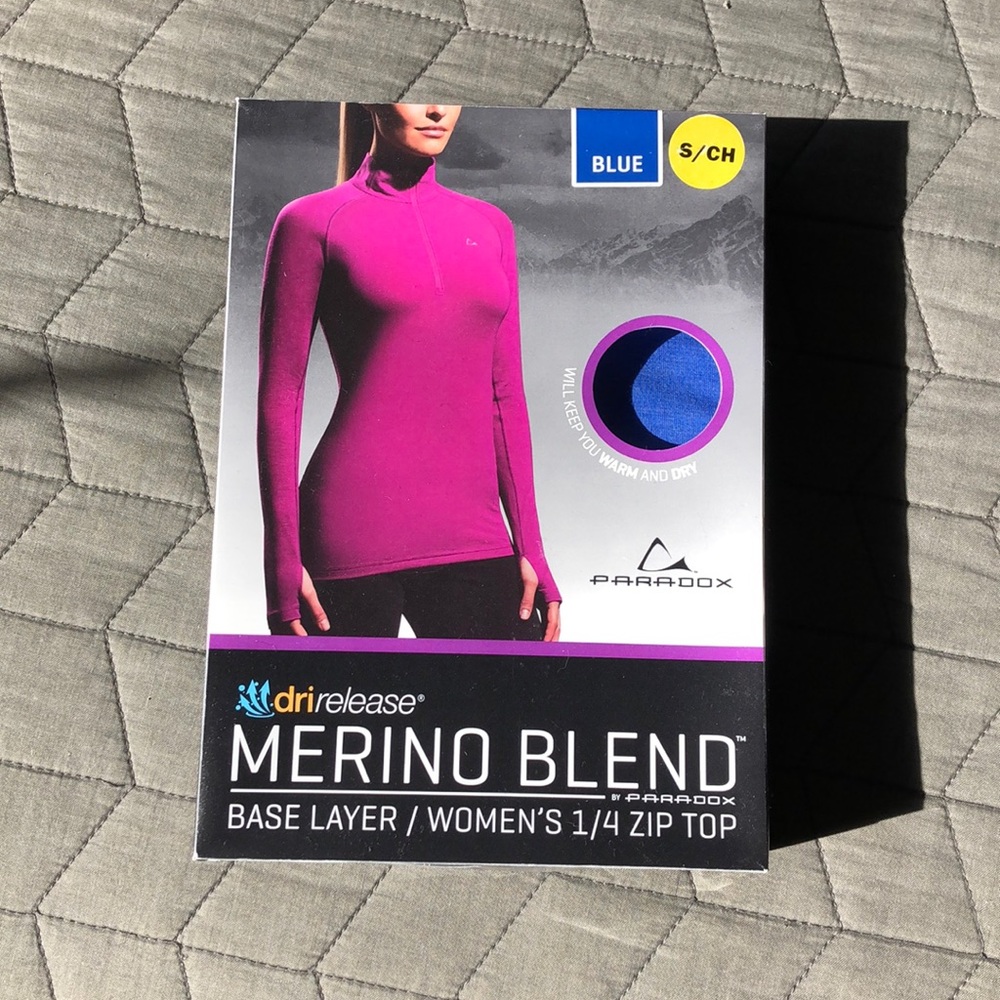 Paradox base layer quarter zip top